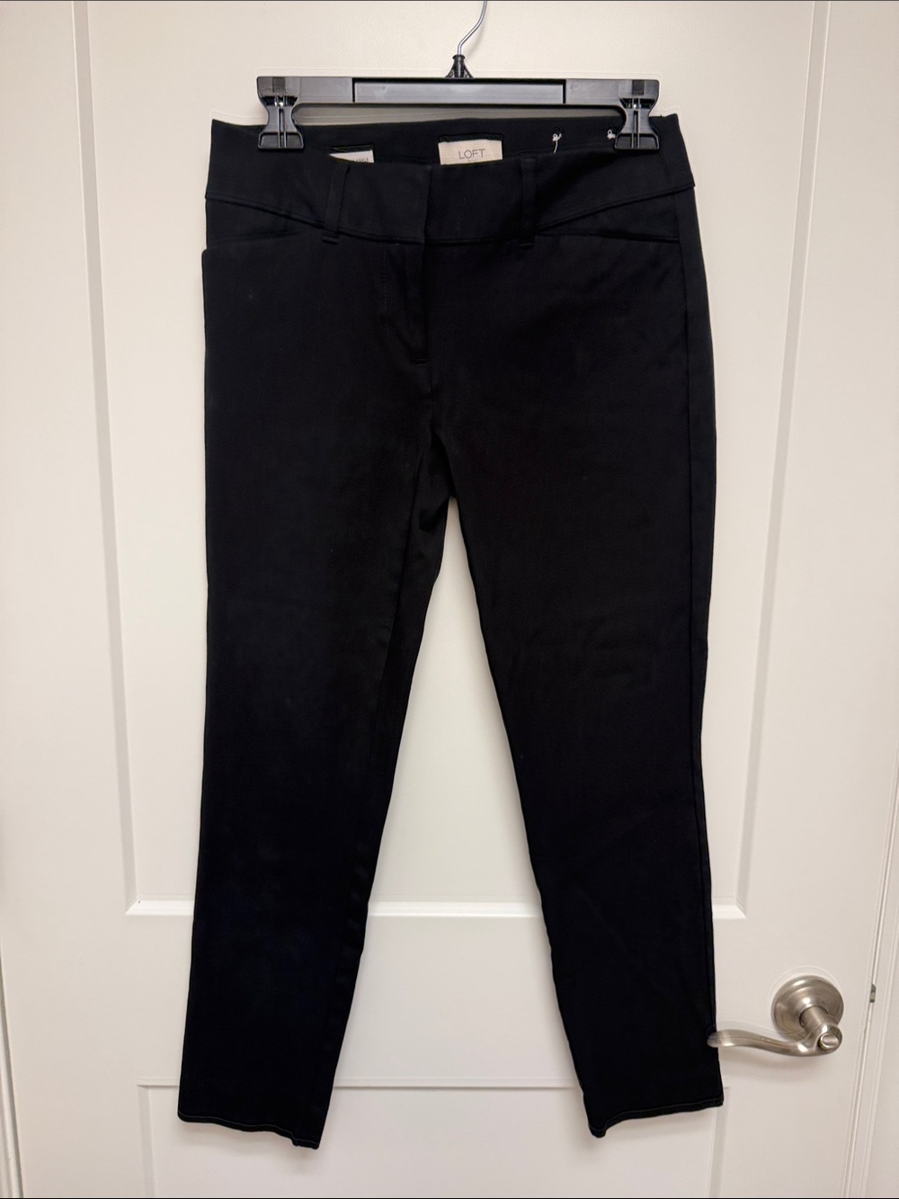 LOFT Black Skinny Ankle Pants